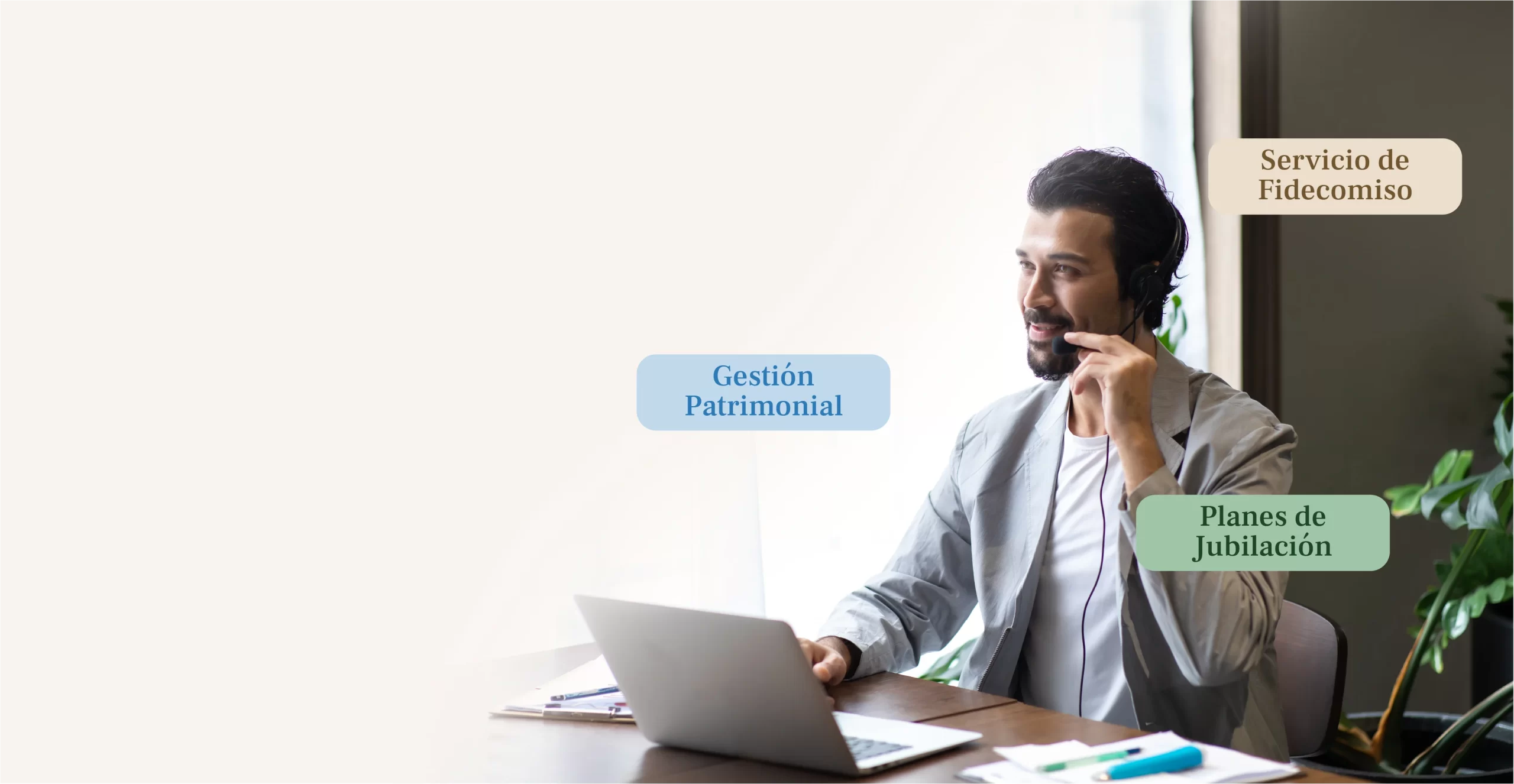 Wealth management advisor providing personalized financial advice over the phone